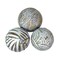 Decorative Balls Set of 3, 4.5 in Resin Tropical Bowl Filler Decor